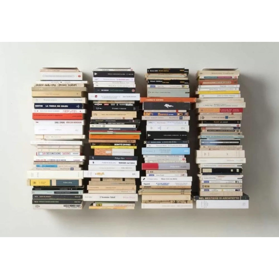 Nouvelle bibliotheque avec une fixation murale invisible