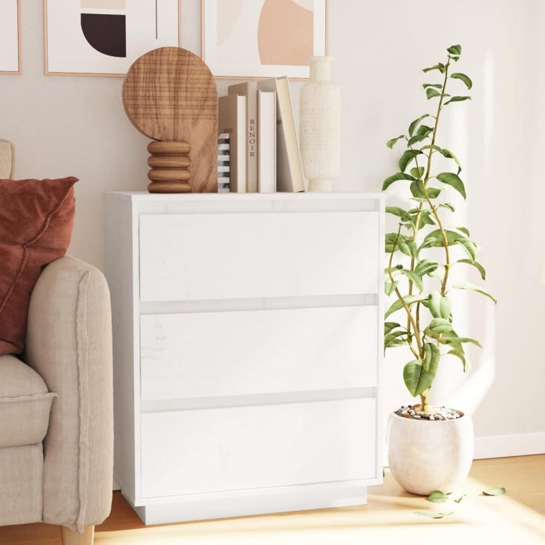 Buffet gris clair 60 x 34 x 75 cm