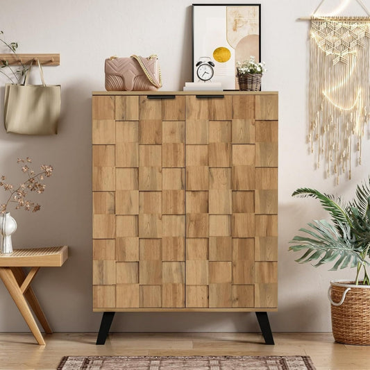 Buffet 80 x 35 x 109 cm ideal pour un quotidien simplifie