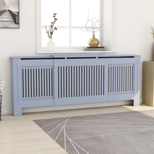 Coffre a tiroirs rangement Grise moderne