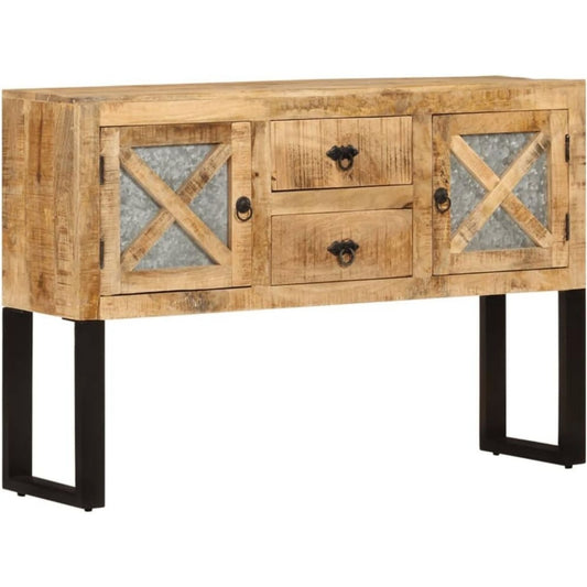 Buffet avec 2 portes orange