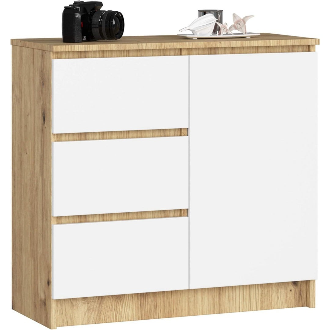 Commode style epure beige moderne