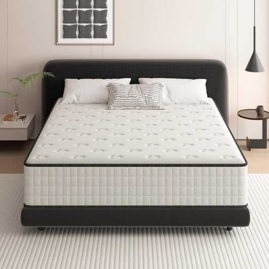 Sommier tapissier moderne gris clair