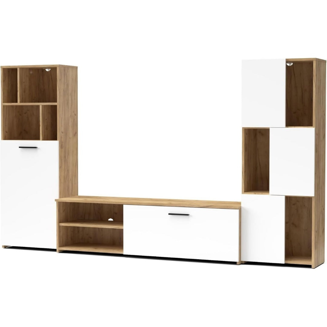 Meuble TV en chene pour un interieur moderne