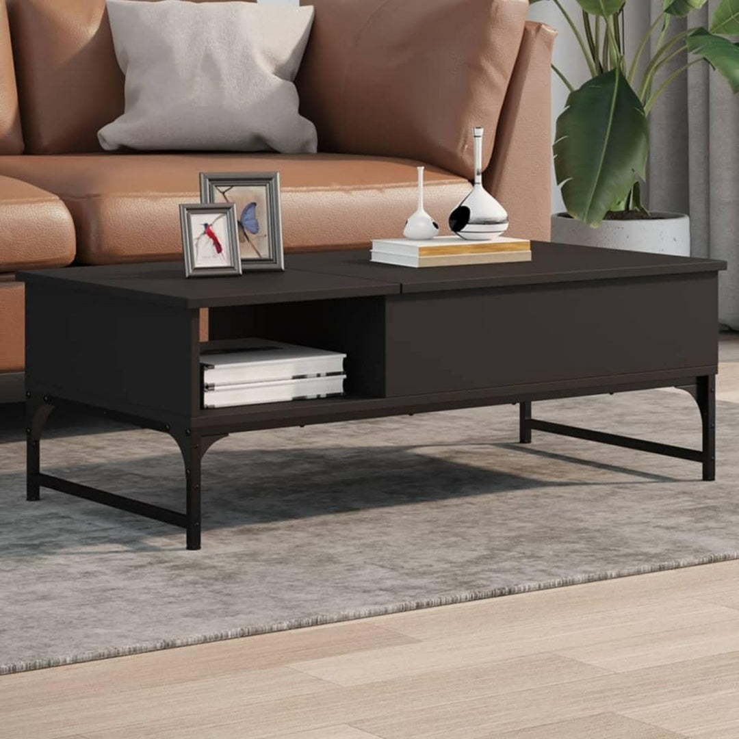 Table basse grand espace de rangement rose 100 x 50 x 35 cm