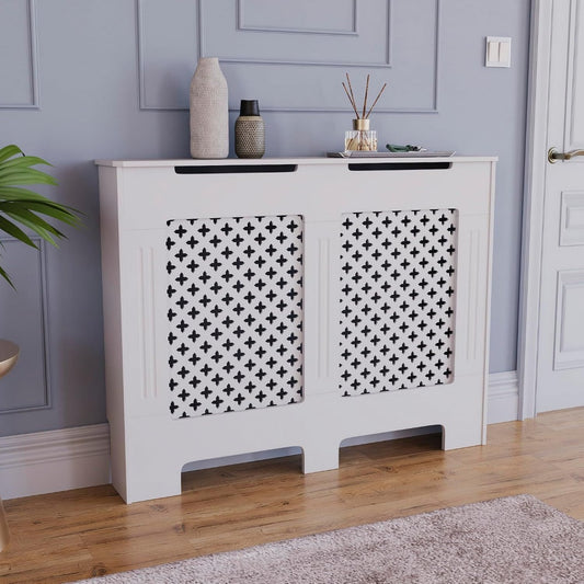 Gris etagere au-dessus radiateur allure contemporaine