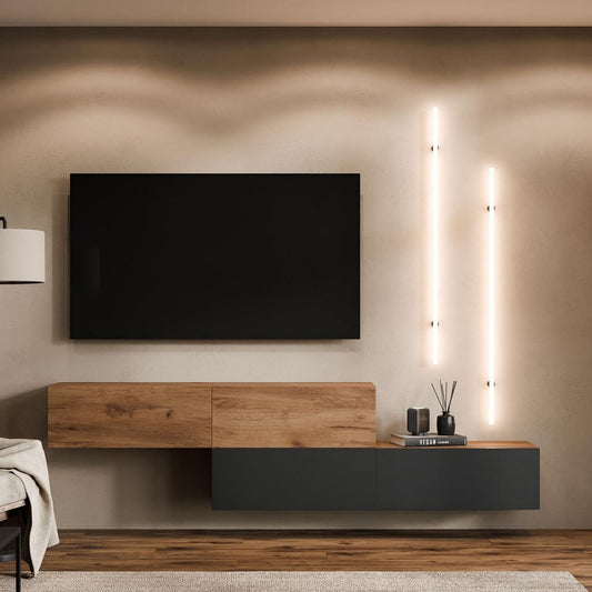 Salon moderne en chene