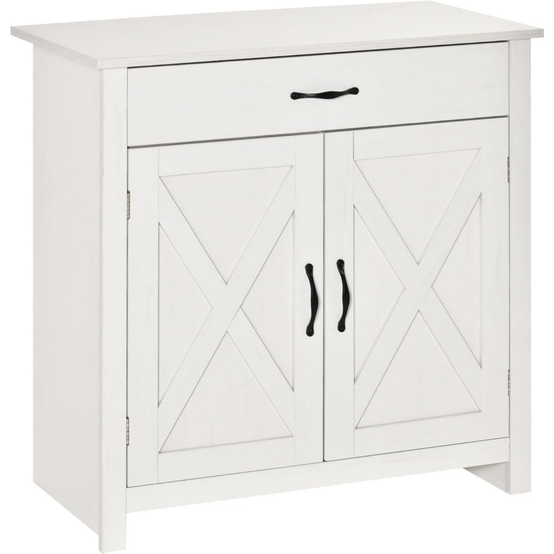 Credence gris clair 80 cm, de belle finition