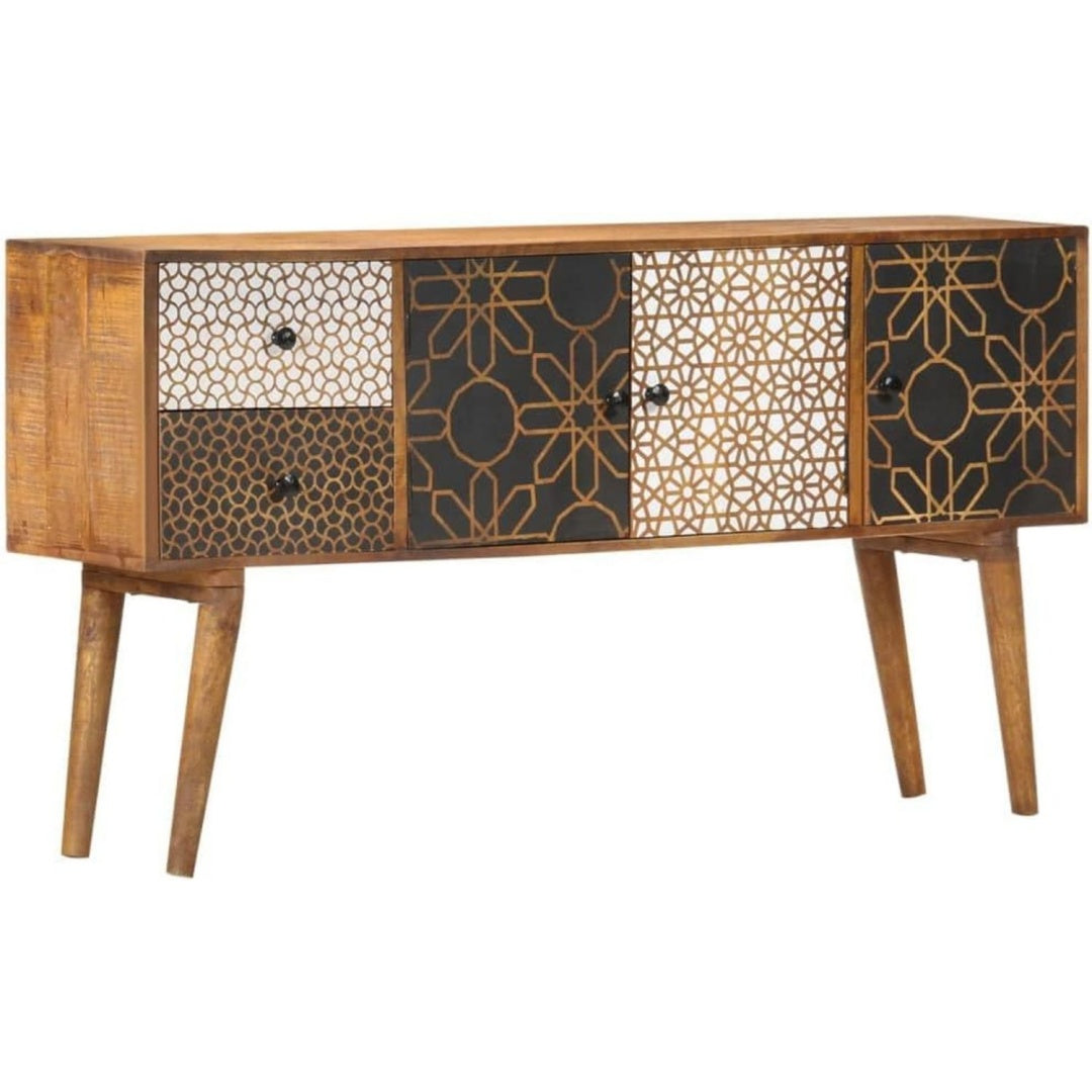 Commode large 30 x 70 cm en bois marron