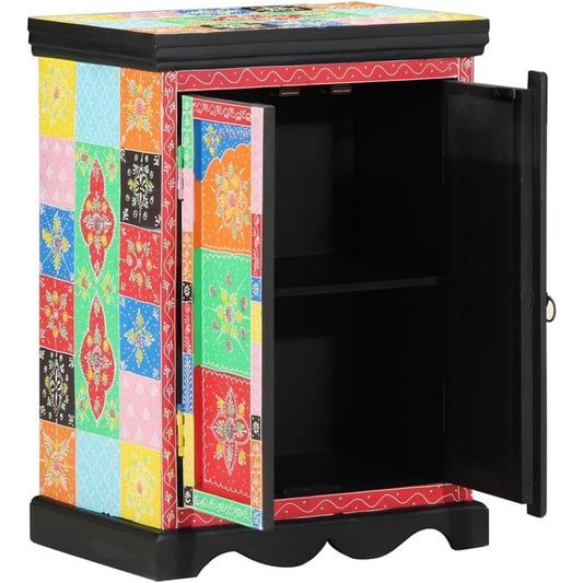 Table deco en bois noir pour la chambre