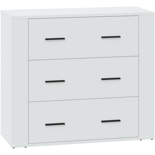 Buffet gris clair 3 tiroirs